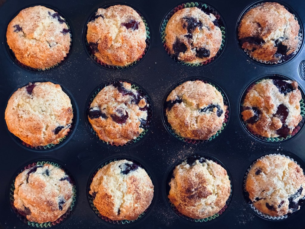 Fluffiest Blueberry Muffins